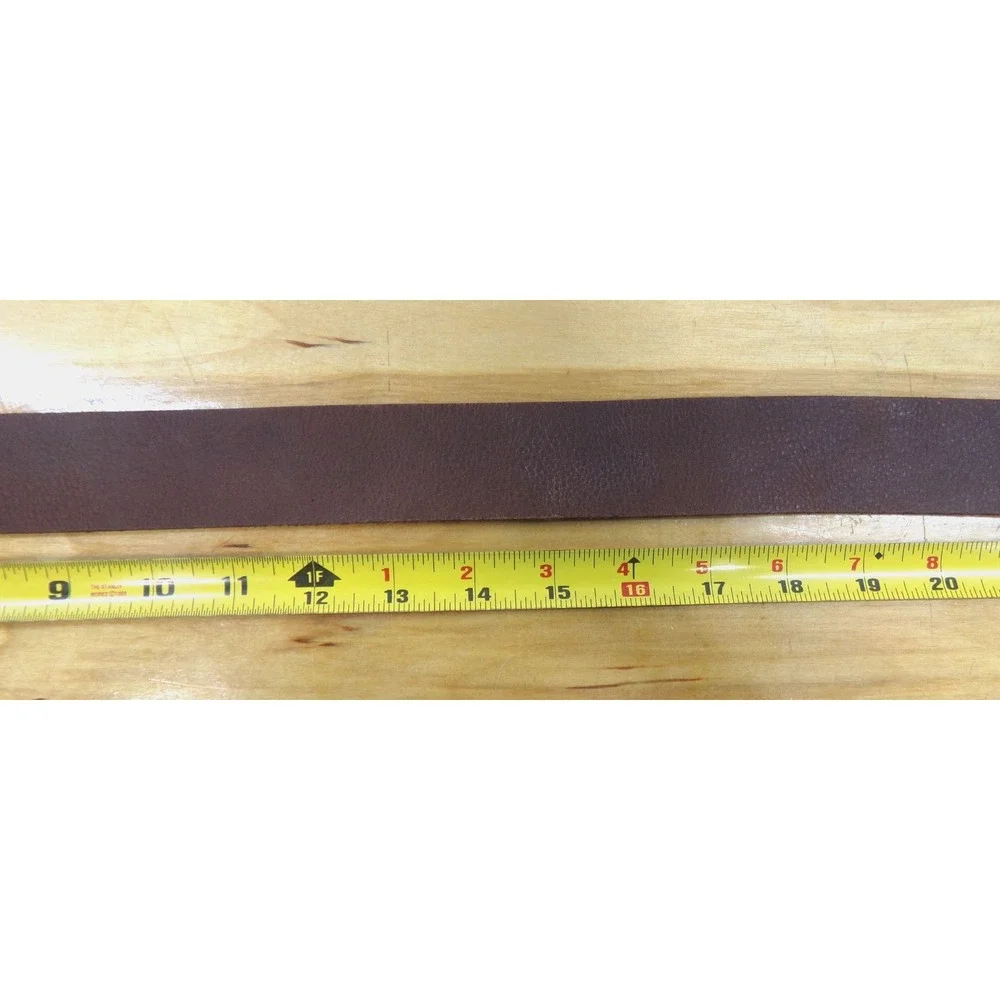 Legacy Brown‎ Leather Belt Size L with NCAA Clemson University Tiger Paw Buckle